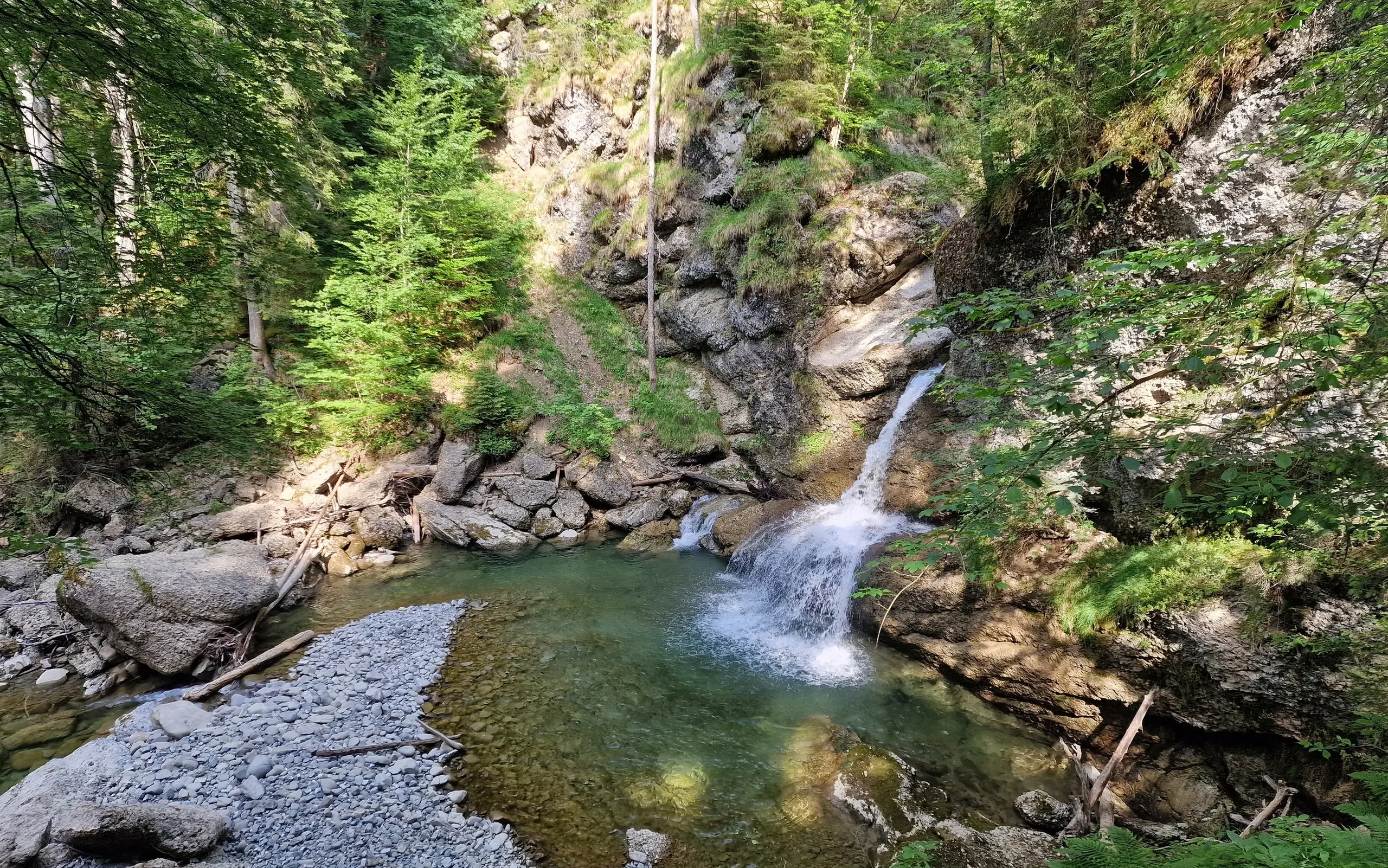 Wasserfall im Ostertaltobel