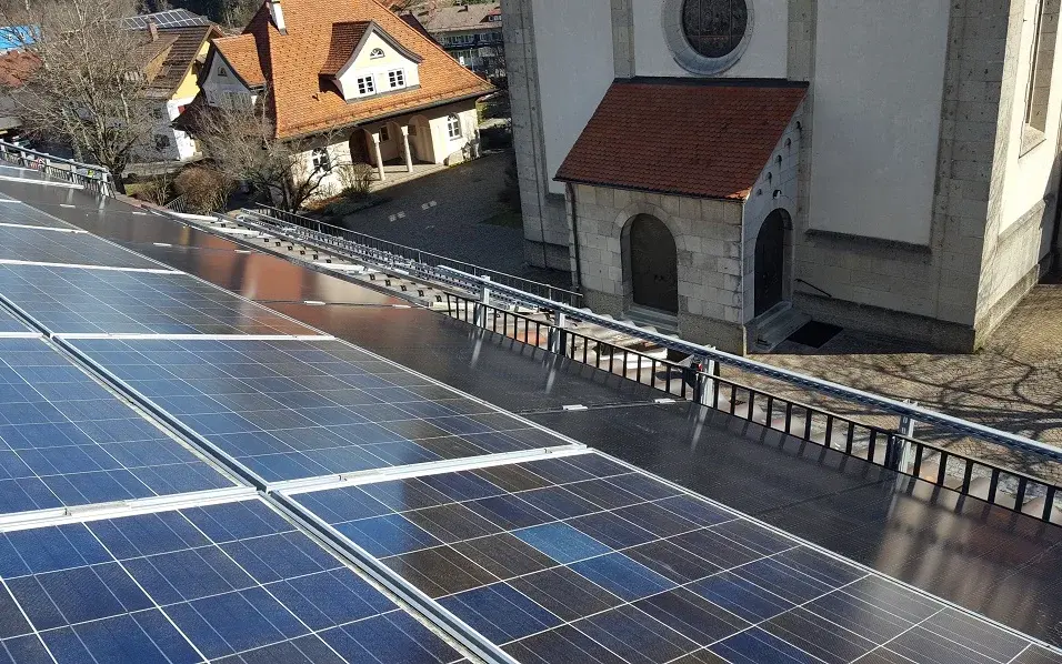 Solarpaneel Rathaus Blaichach