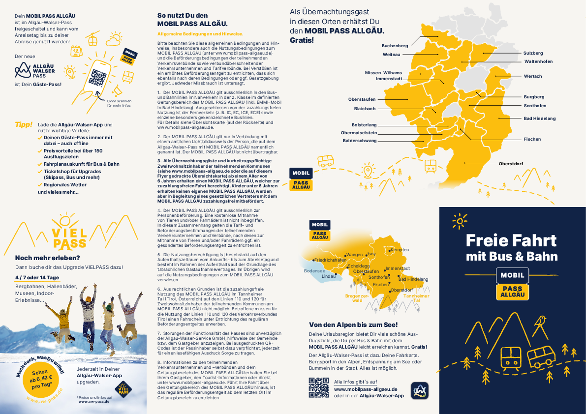 Flyer Mobil Pass Allgäu