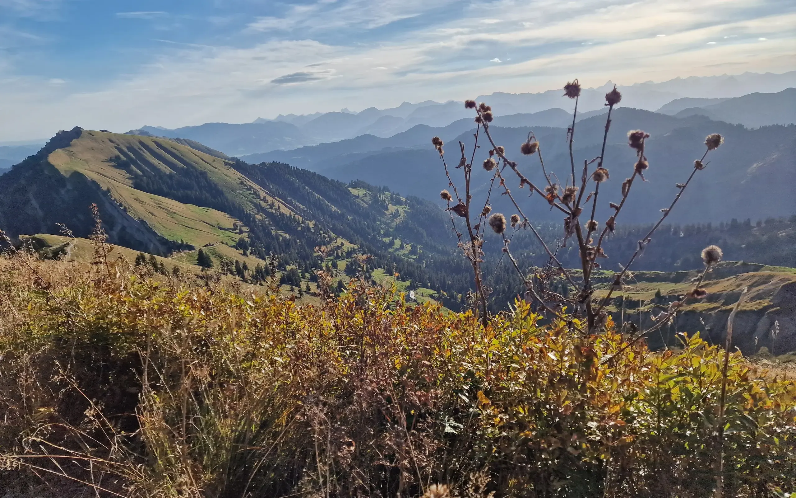 Auf der Nagelfluhkette