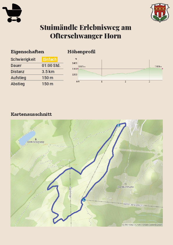 Stuimändleweg am Ofterschwanger Horn Stuimändleweg am Ofterschwanger Horn