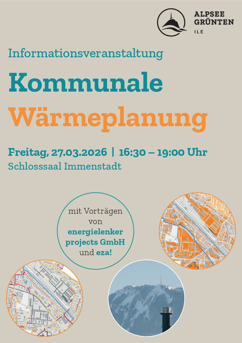 Veranstaltungseinladung 1. Energietag ILE Alpsee-Grünten Plakat