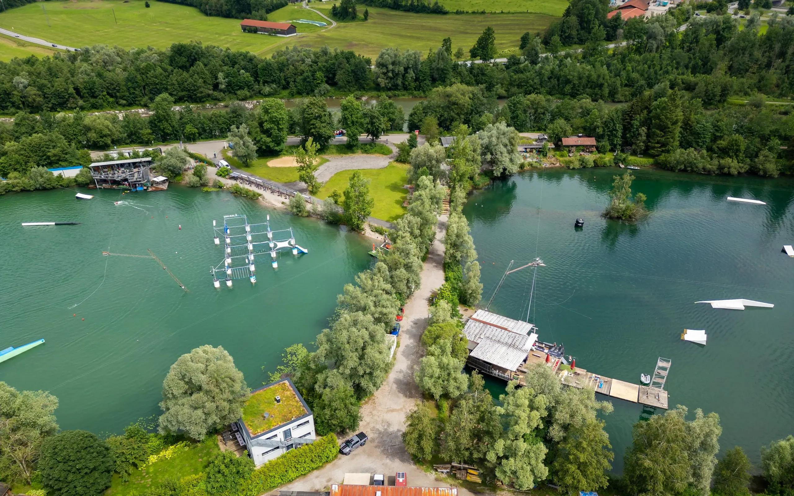 Inselsee Algäu von oben