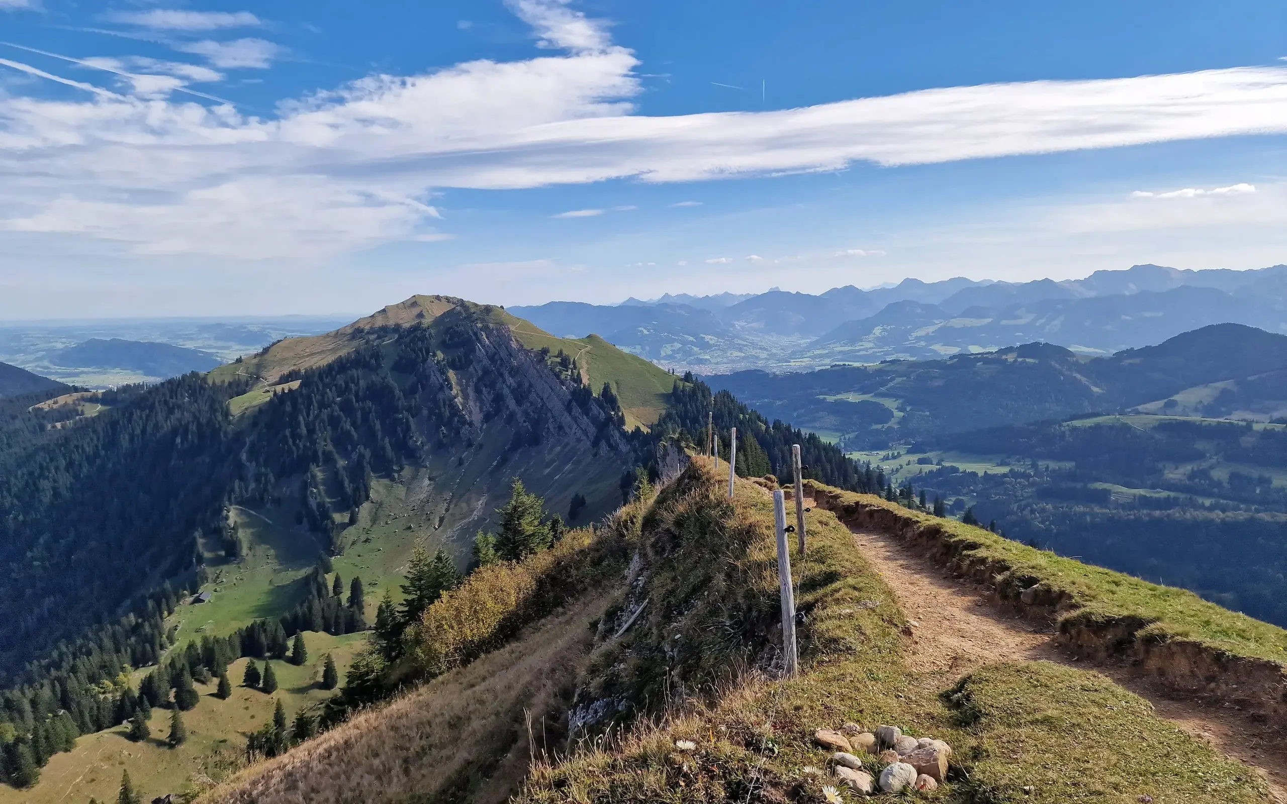 Auf der Nagelfluhkette