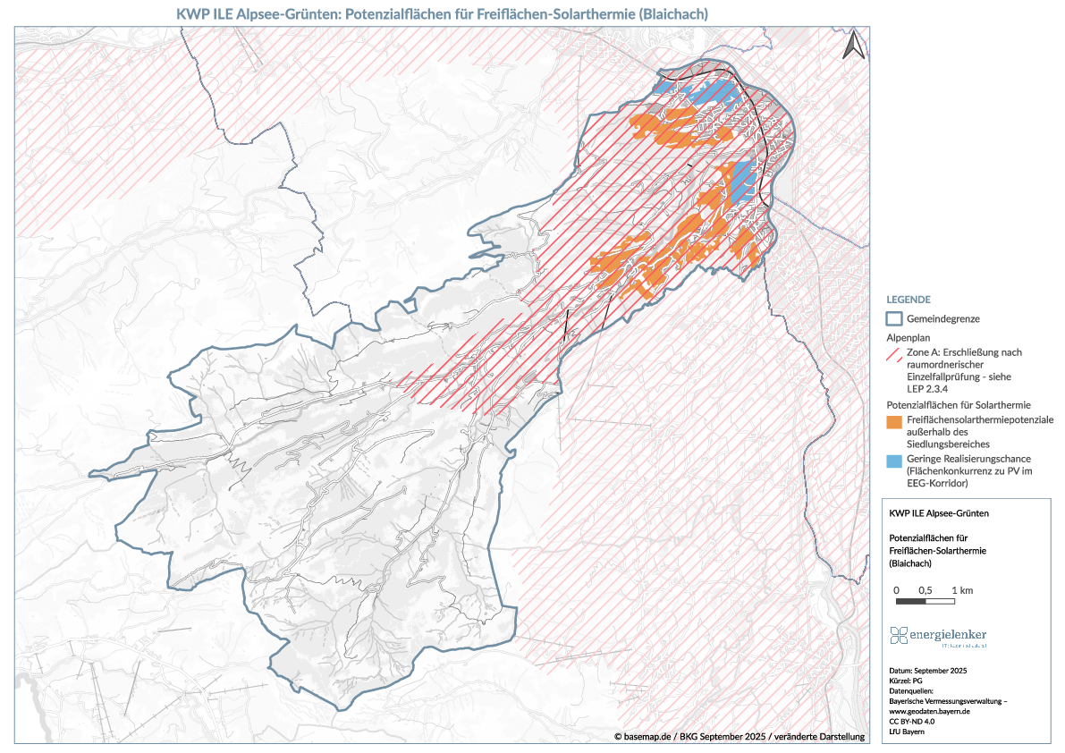 Zwischenbericht - Potenzialflächen Freiflächen-Solarthermie Blaichach
