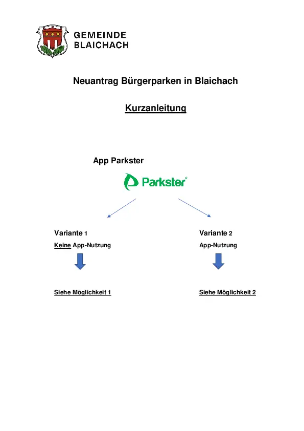 Flyer - Neuantrag Bürgerpark-Tickets