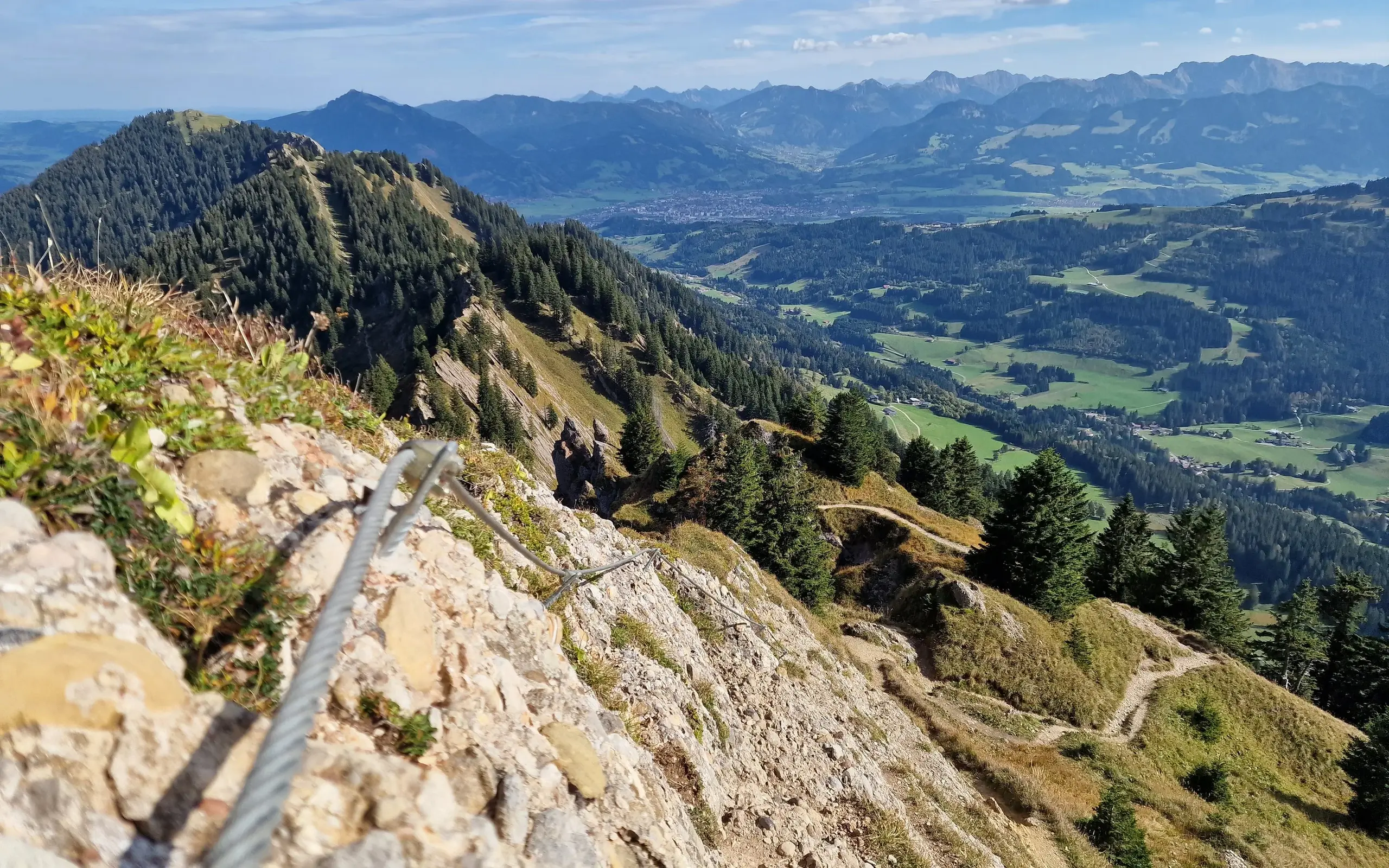Unterwegs auf der Nagelfluhkette